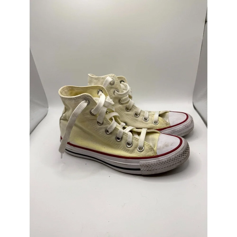 Converse Chuck Taylor All Star Hi M7650 Womens 5‎ Sneaker Optical White Canvas